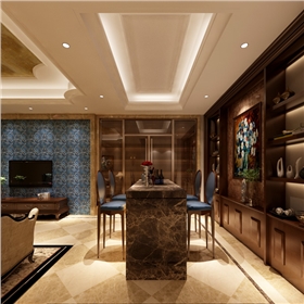 江南绿野吧台板材案例