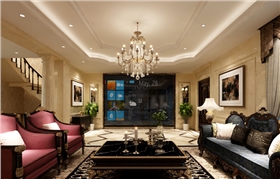 江南绿野客厅板材案例