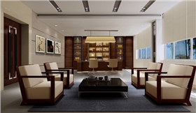 江南绿野办公室板材案例